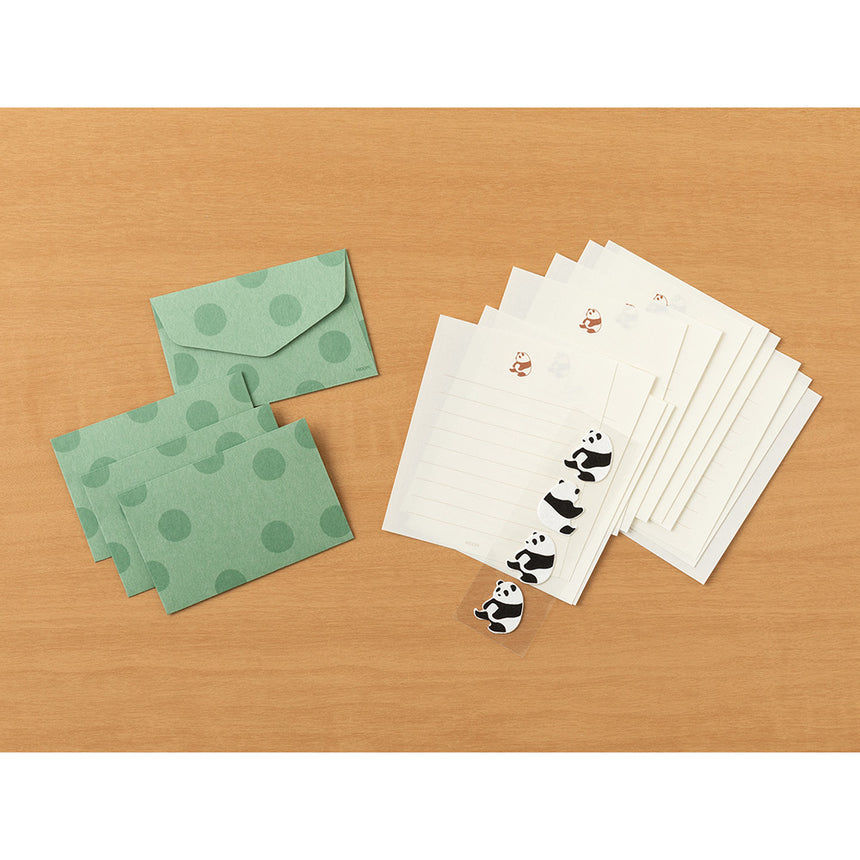 Midori - Mini letter set with stickers - Panda | Scout & Co