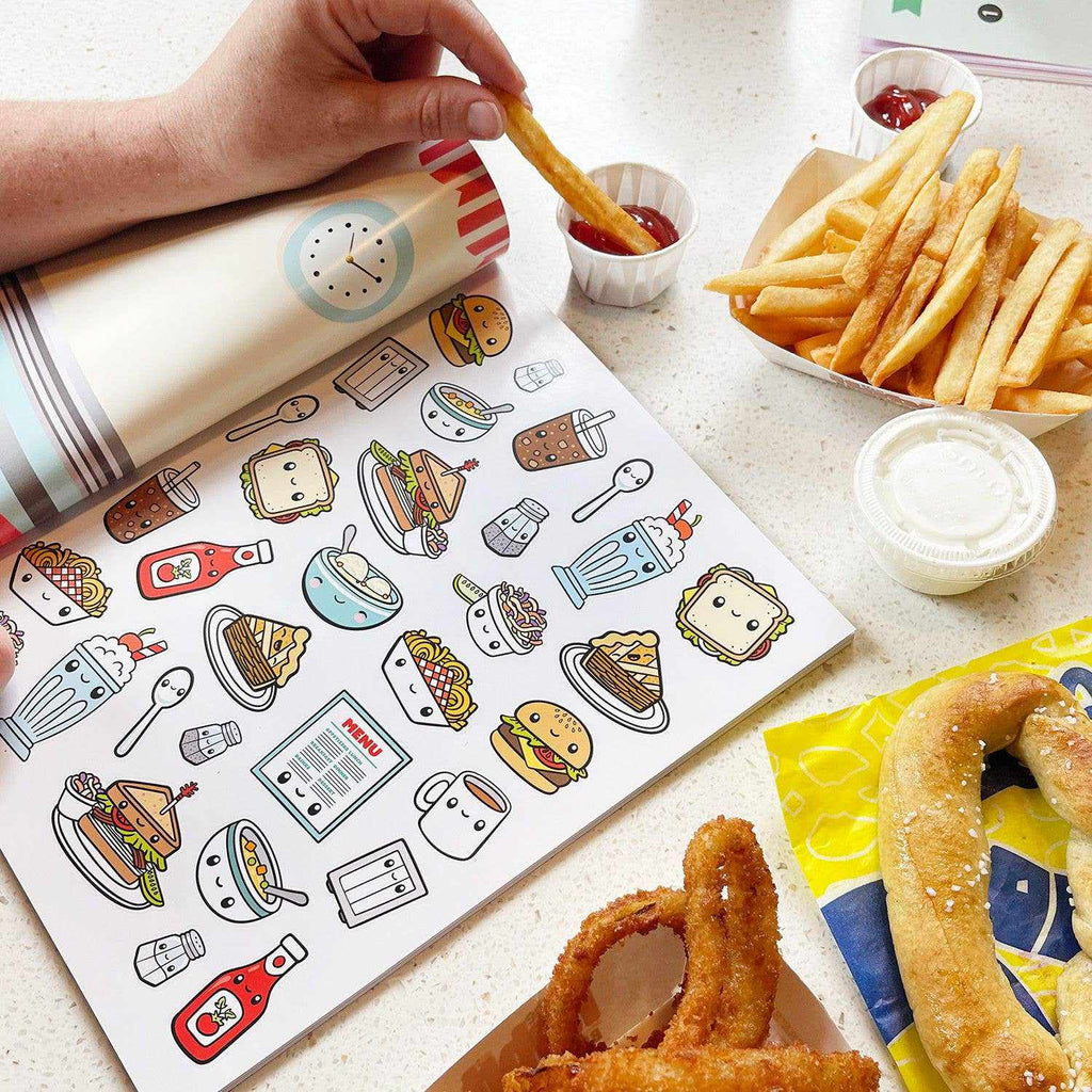 Pipsticks - Draw-Along Food sticker book | Scout & Co