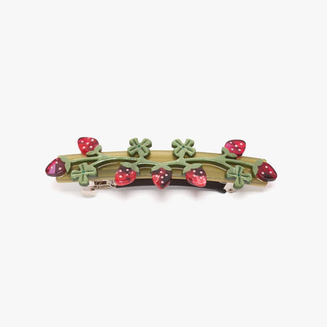 Winona Irene - Wild Strawberry barrette hair clip | Scout & Co