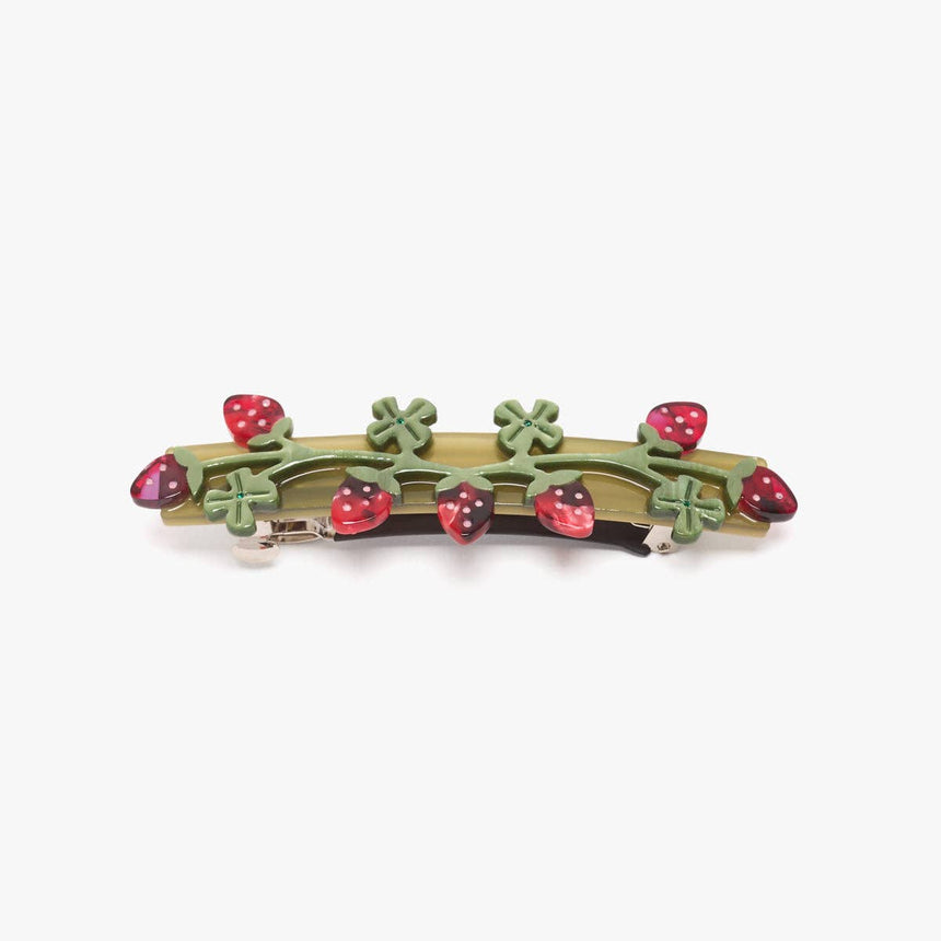 Winona Irene - Wild Strawberry barrette hair clip | Scout & Co