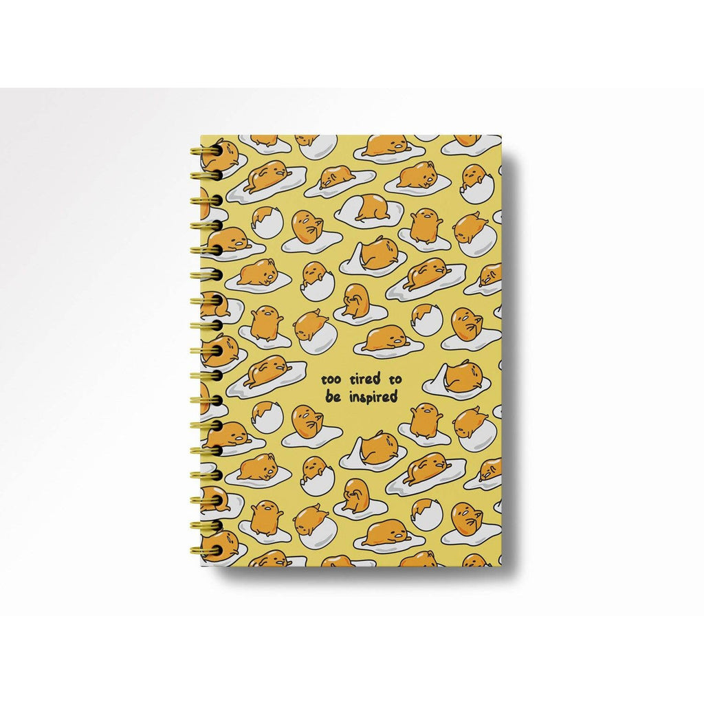 Pipsticks - Gudetama Too Tired spiral notebook | Scout & Co