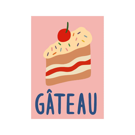 Wolfnoodle x Scout & Co - A4 print - Gateau | Scout & Co