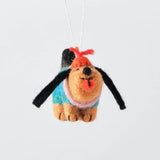 Wrap - Wiener Dog hanging felt ornament | Scout & Co