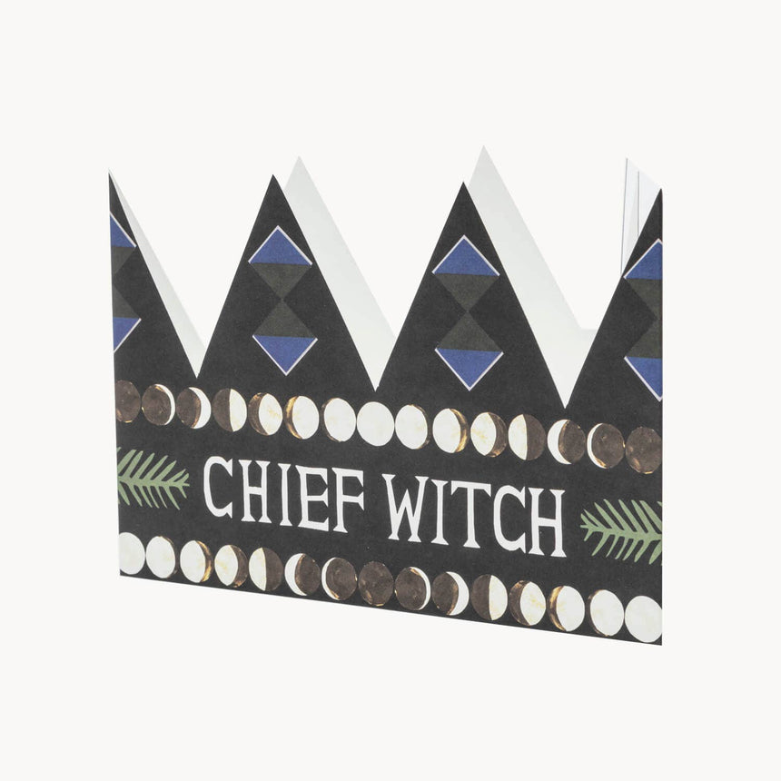 Hadley - Chief Witch party hat card | Scout & Co