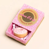 Lisa Angel - Tiny Matchbox Ceramic Token: Doughnut