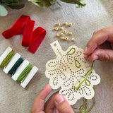 Cotton Twist - Make Your Own Stitched Mistletoe Decoration kit | Scout & Co