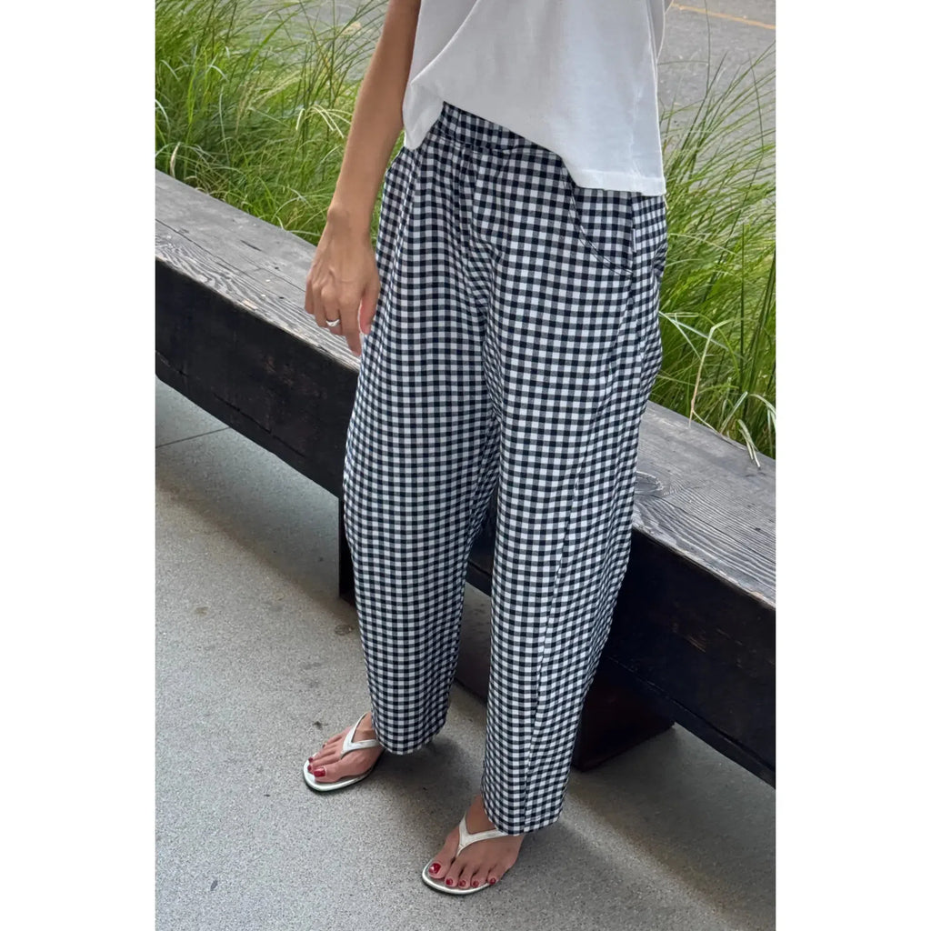 Le Bon Shoppe - Arc pants - Navy gingham | Scout & Co