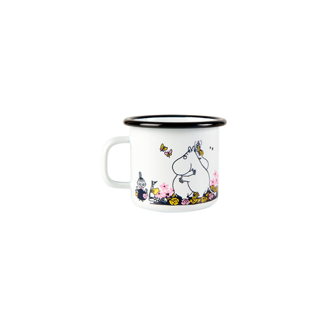 Muurla - Moomin enamel mug - Hug White | Scout & Co