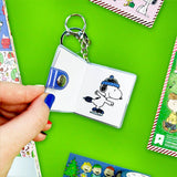 Pipsticks - Snowy Snoopy mini sticker book keychain | Scout & Co