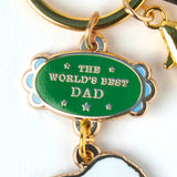 Magpie x Peanuts - World's Best Dad keyring | Scout & Co
