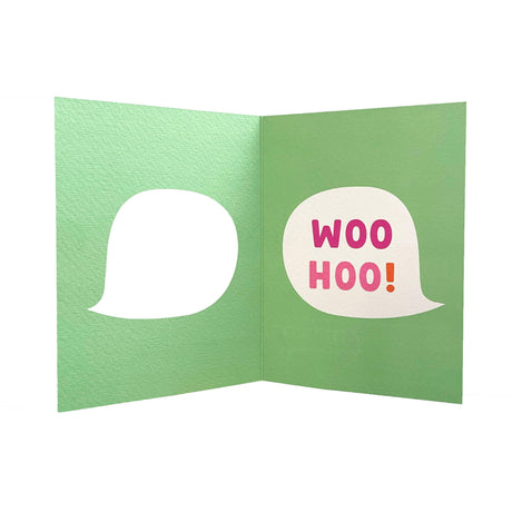 Rumble Cards - Woohoo die-cut card | Scout & Co