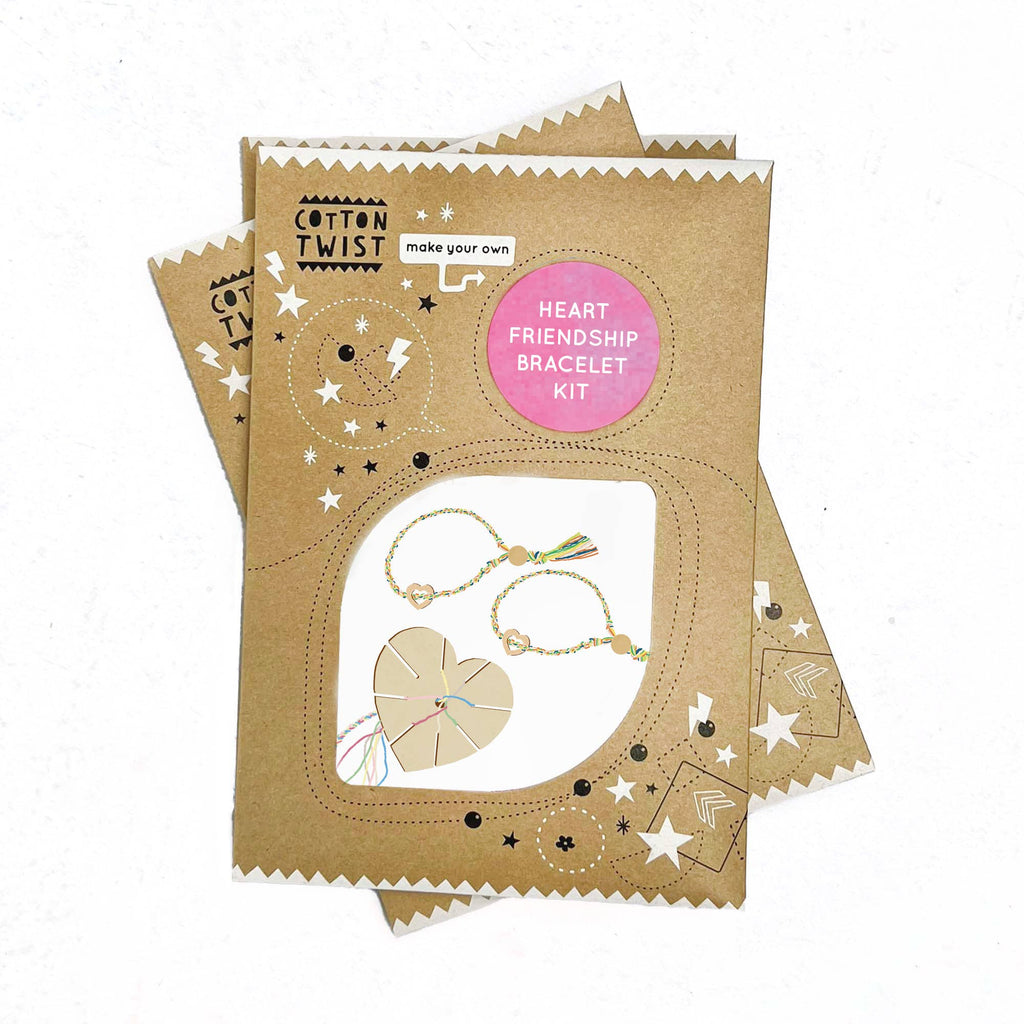 Cotton Twist - Heart Friendship Bracelet Making Kit | Scout & Co