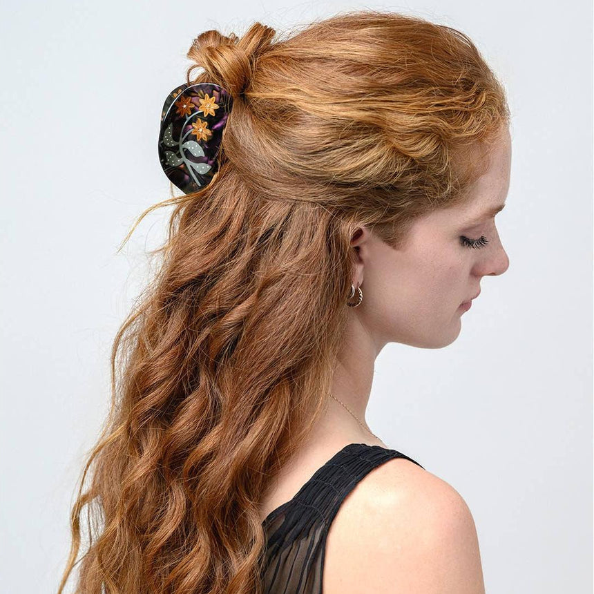 Winona Irene - Lady's Mantle flower hair claw | Scout & Co