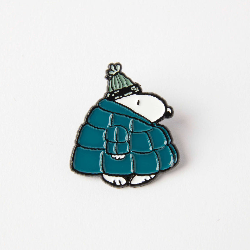 Magpie x Peanuts - Snoopy Puffa Vibes pin | Scout & Co