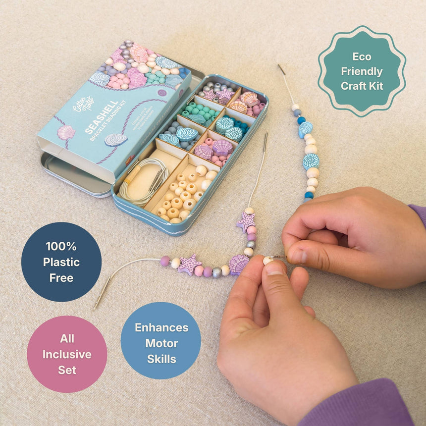 Cotton Twist - Seashell Bracelet Bead Kit | Scout & Co