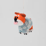 Wrap - Suki Dog hanging felt ornament | Scout & Co