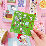 Pipsticks x Peanuts - Laundry Day Scratch 'n Sniff stickers (2 sheets) | Scout & Co
