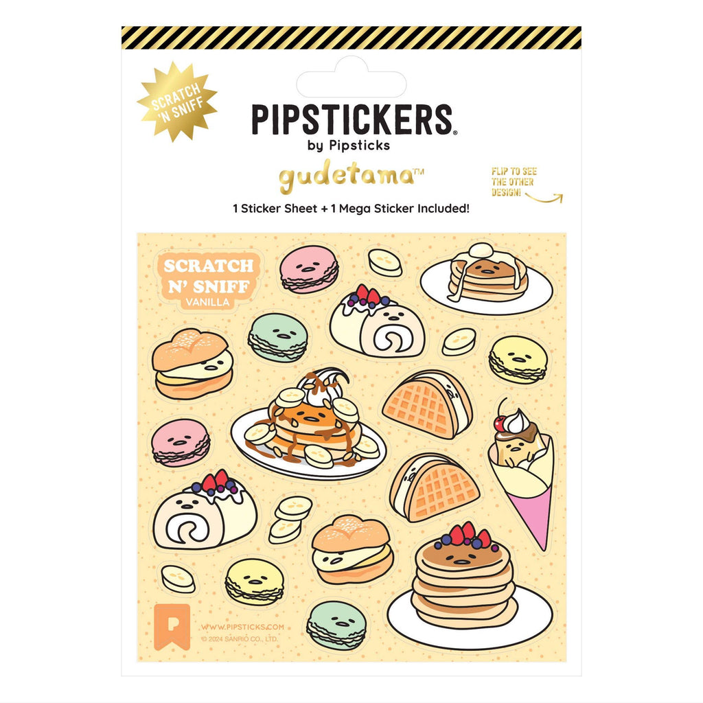 Pipsticks - Gudetama Breakfast Buffet Scratch 'n Sniff stickers | Scout & Co