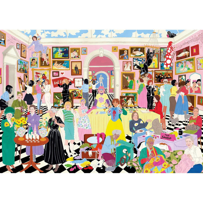 The Great Feminist Art Party: a 1000 piece jigsaw riot | Scout & Co