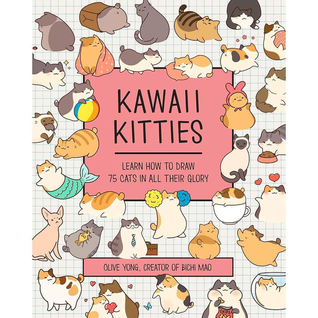 Kawaii Kitties: learn how to draw 75 cats - Olive Yong | Scout & Co