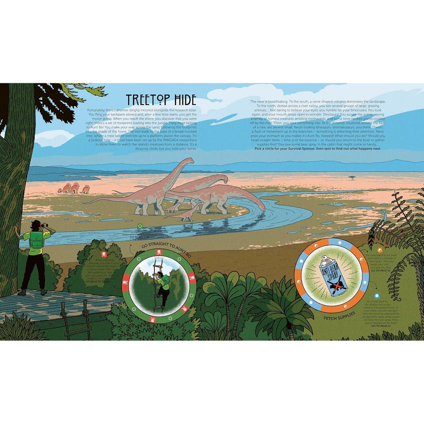 Dinosaur Island: Spin To Survive - Emily Hawkin | Scout & Co