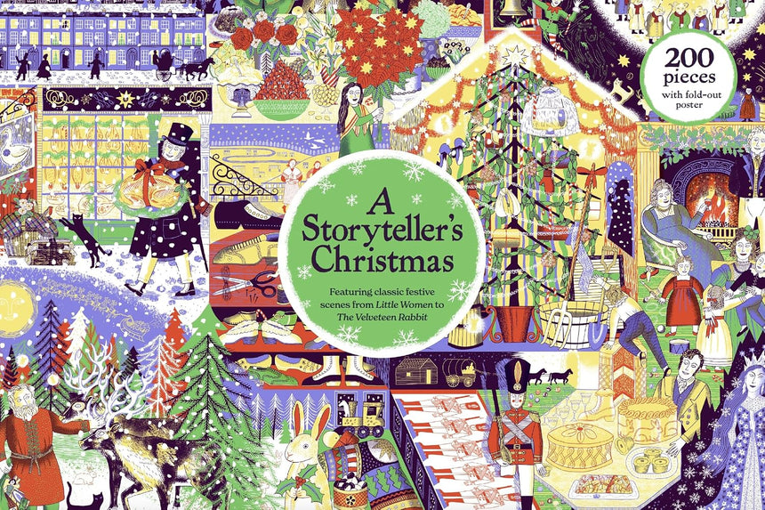 A Storyteller's Christmas: 200-piece jigsaw puzzle