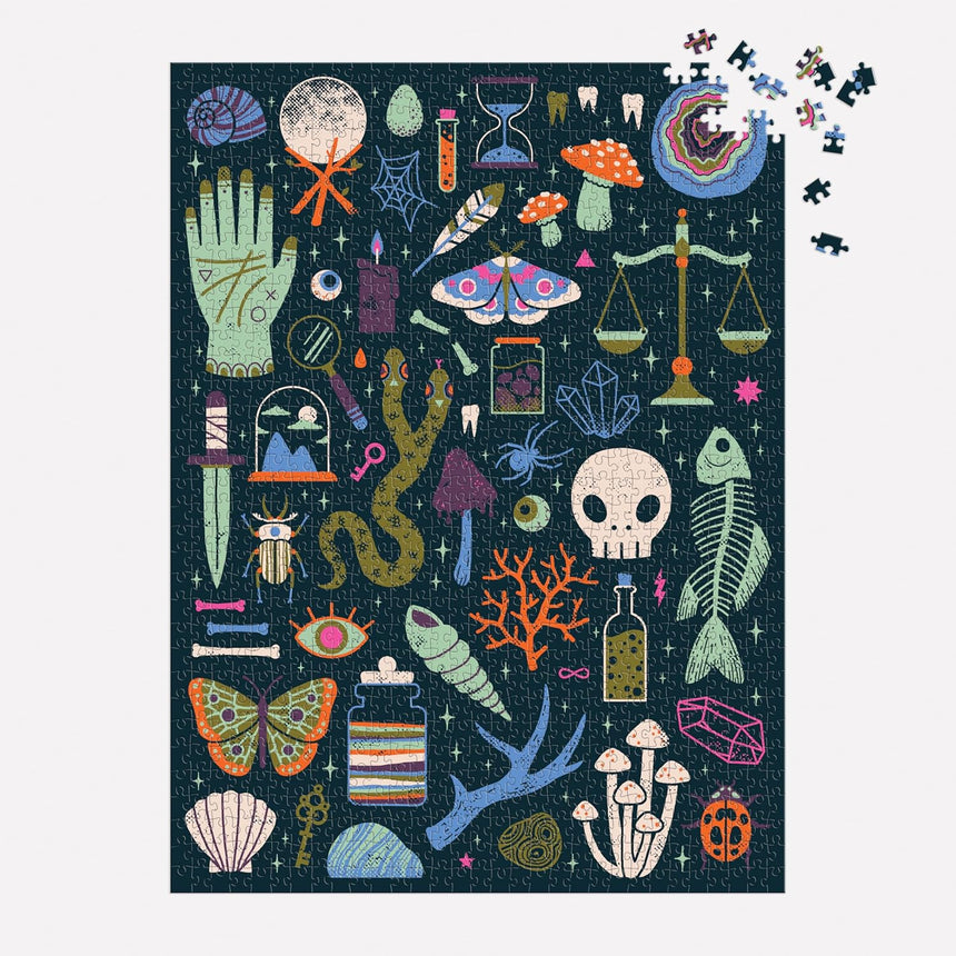 Galison - Occult & Curious glow-in-the-dark jigsaw puzzle - 1000 pieces | Scout & Co