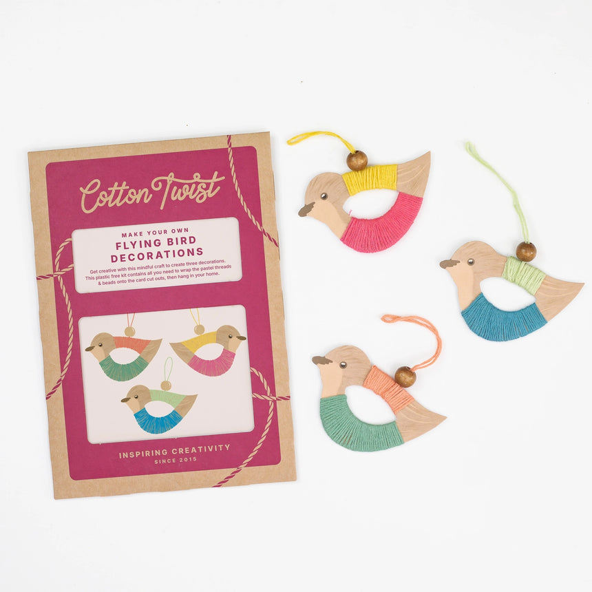 Cotton Twist - Make Your Own Flying Bird Christmas Decorations | Scout & Co