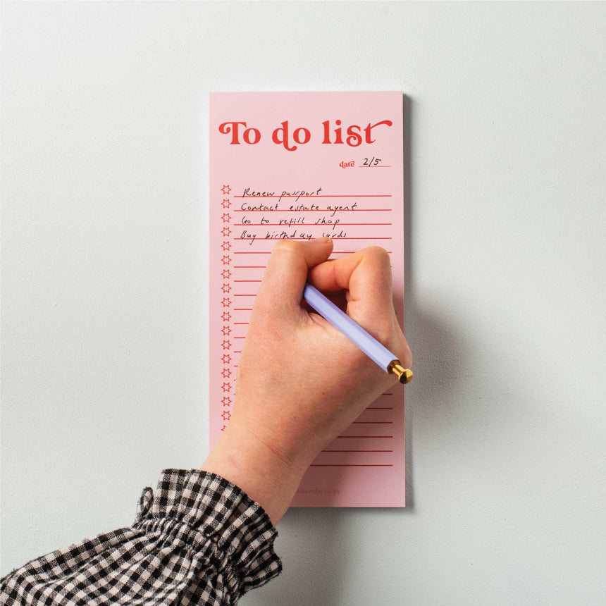 Good Tuesday - To Do List Pad - Pink & Red | Scout & Co