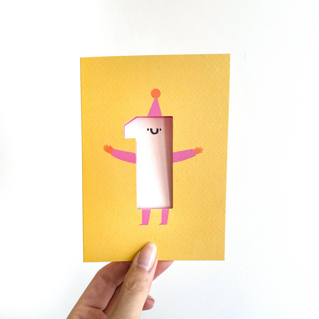 Rumble Cards - 1st Birthday die cut card | Scout & Co