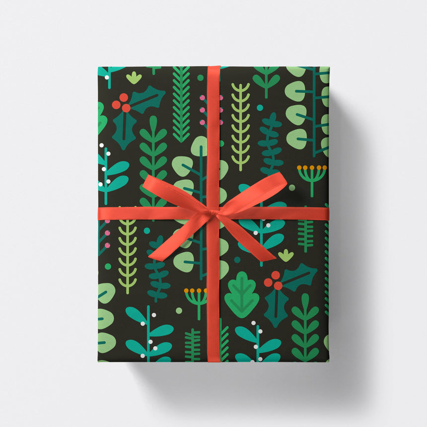 Studio Boketto - Botanical Christmas gift wrap | Scout & Co