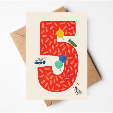 Daria Solak - 5th birthday card | Scout & Co