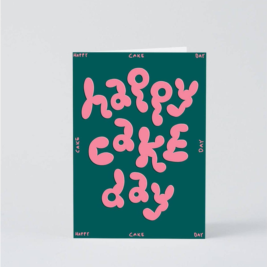 Wrap - Happy Cake Day embossed card | Scout & Co