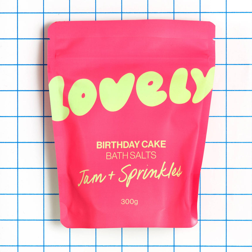 Lovely Skincare - Bath Salts - Birthday Cake | Scout & Co