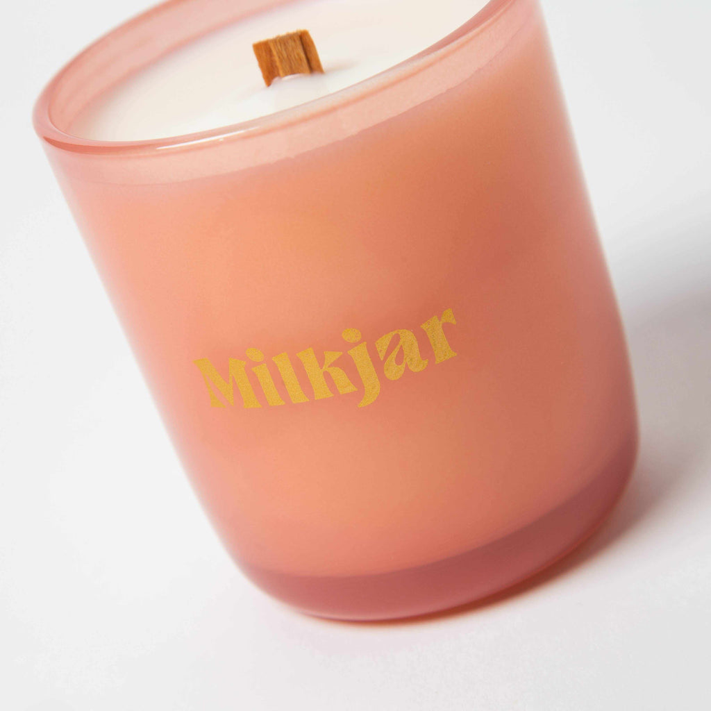 Milk Jar Candle Co - Wallflower candle - Tobacco & Peony | Scout & Co