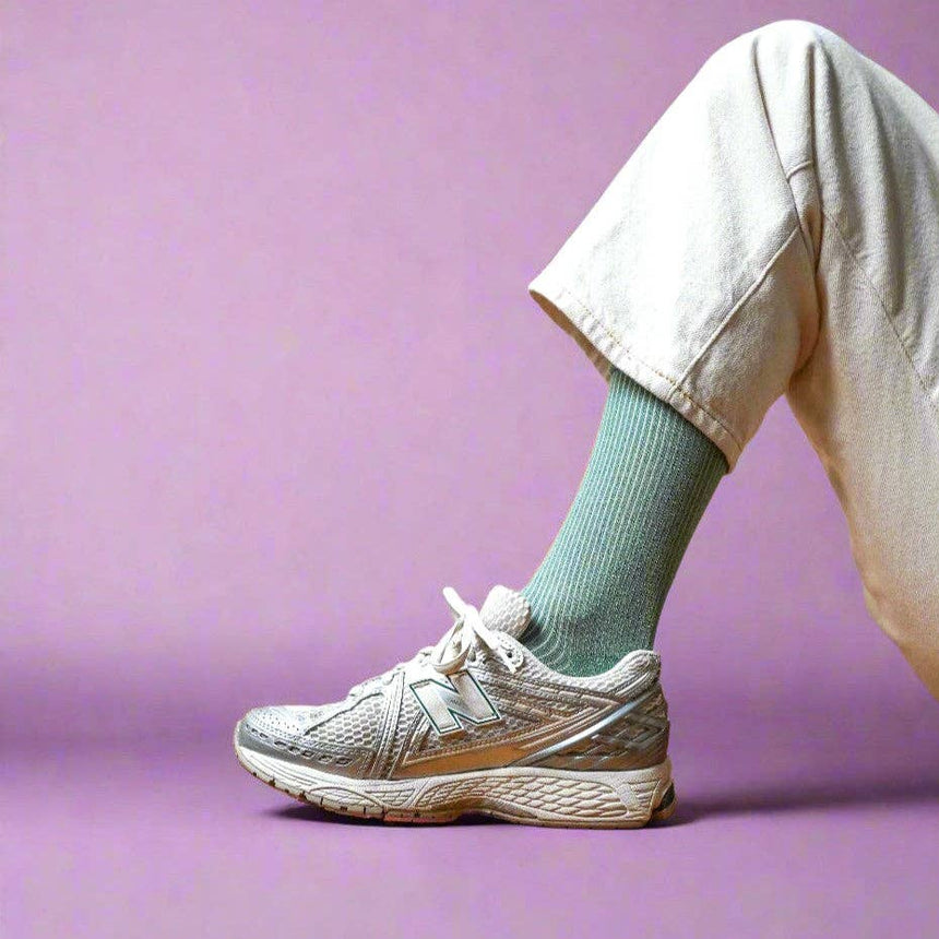Klue - Glitter Lurex socks - Mint Green | Scout & Co
