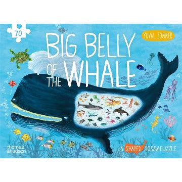 Big Belly Of The Whale 70-piece whale-shaped jigsaw puzzle - Yuval Zommer | Scout & Co