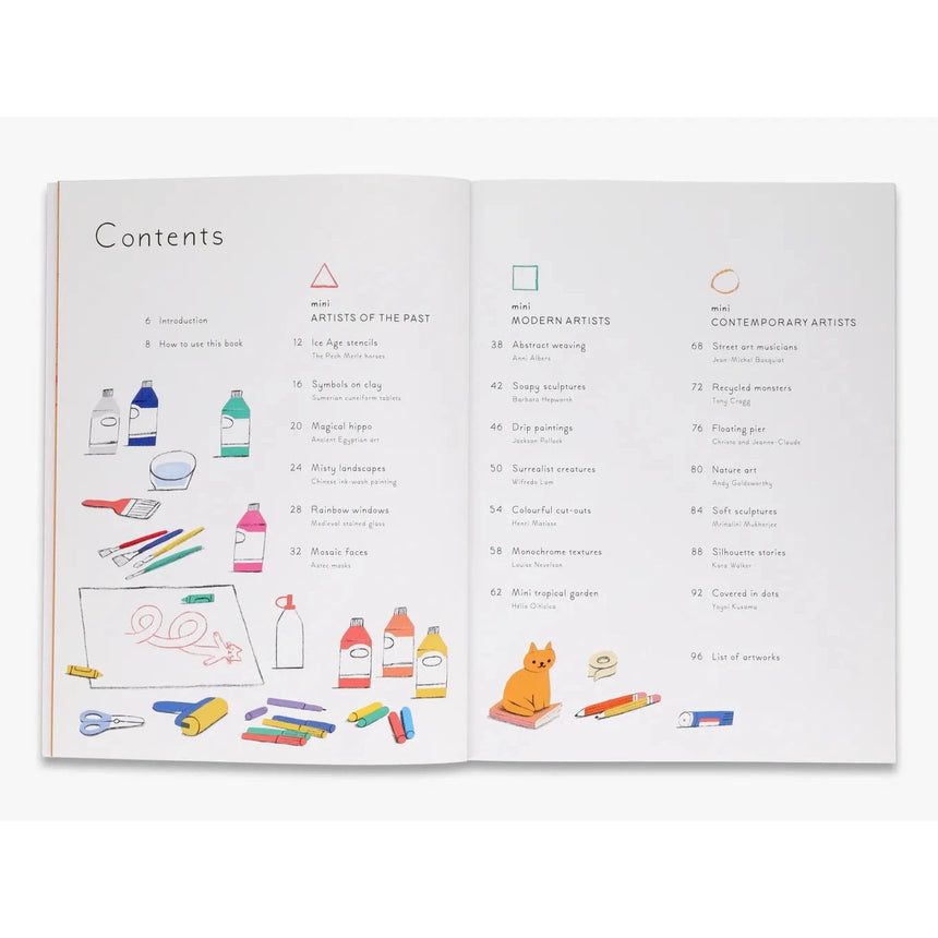 Mini Artists: 20 projects inspired by the great artists - Josephine Seblon | Scout & Co