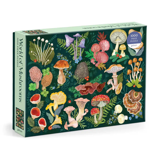 Galison - World Of Mushrooms jigsaw puzzle - 1000 pieces | Scout & Co