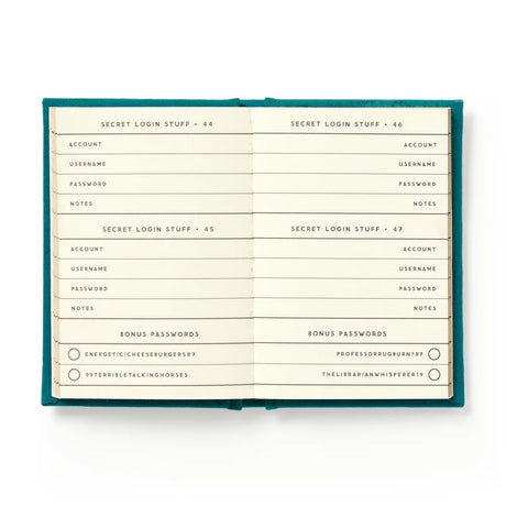 Definitely Not My Passwords Tiny Diary | Scout & Co
