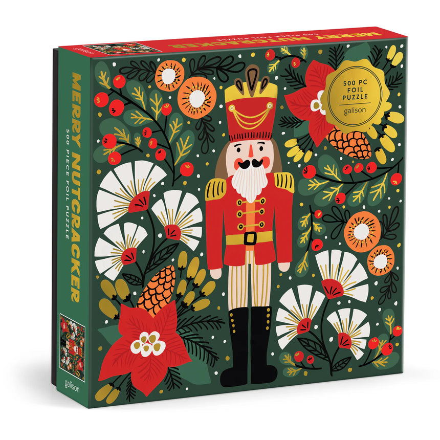 Galison - Merry Nutcracker jigsaw puzzle - 500 pieces