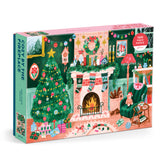 Galison - Cosy By The Fireplace jigsaw puzzle - 1000 pieces