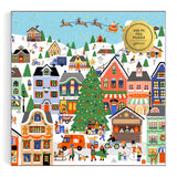 Galison - Merryville foil jigsaw puzzle - 500 pieces | Scout & Co