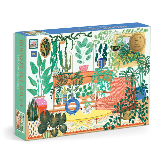 Galison - Houseplant Haven foil jigsaw puzzle - 1000 pieces | Scout & Co
