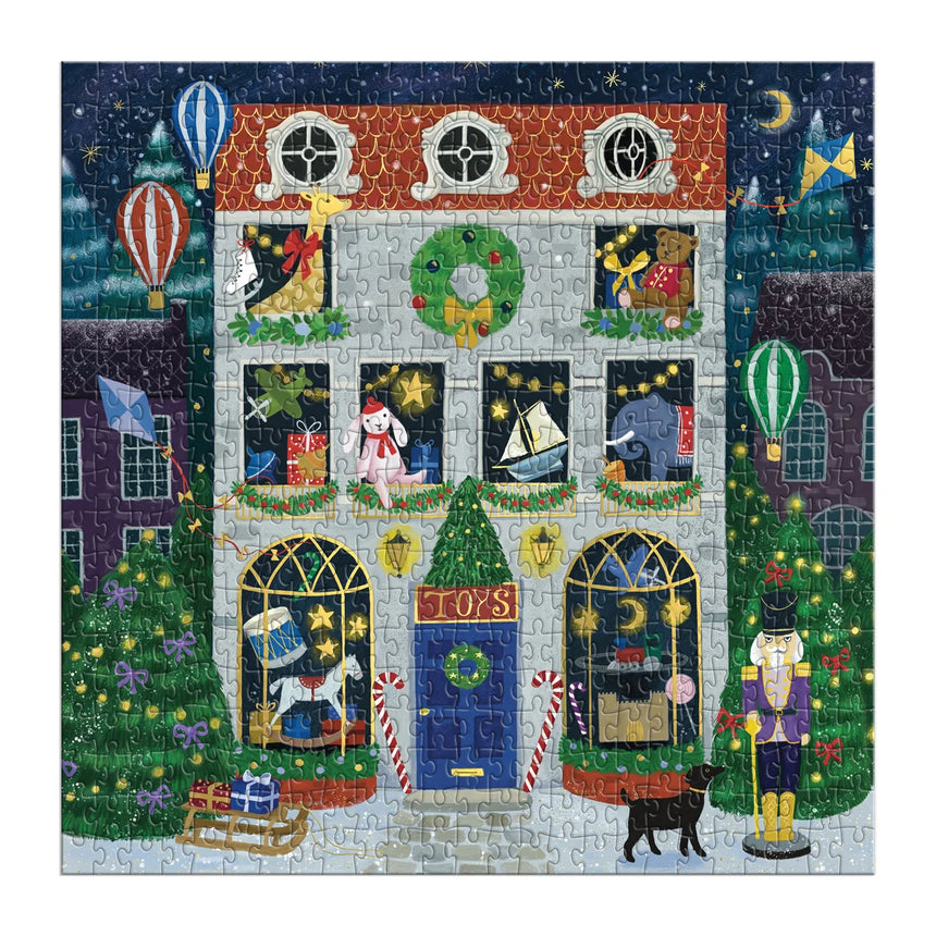 Galison - Twilight At The Toy Shop foil jigsaw puzzle - 500 pieces | Scout & Co