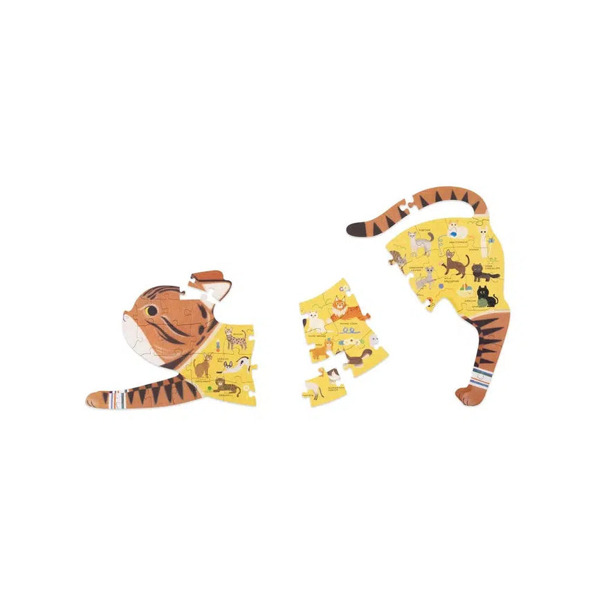 The A to Z of Cats: a jigsaw puzzle shaped like a cat - Seungyoun Kim | Scout & Co