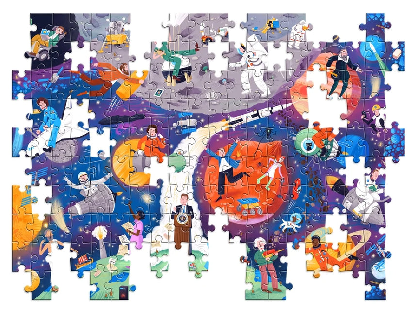Reach For The Stars: history heroes space 200-piece jigsaw puzzle
