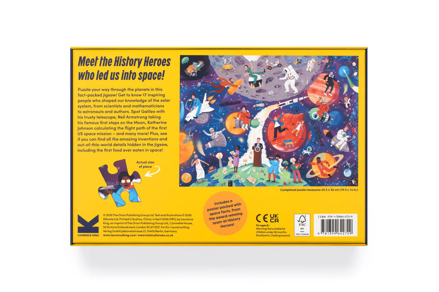 Reach For The Stars: history heroes space 200-piece jigsaw puzzle