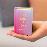 Mini One Line A Day: Radiant Glow canvas 1-year memory book | Scout & Co