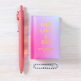 Mini One Line A Day: Radiant Glow canvas 1-year memory book | Scout & Co